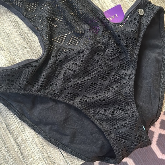 Lascana (from Victoria’s Secret SWIM) NWT CutOut Black Lace Swimsuit - Picture 3 of 5